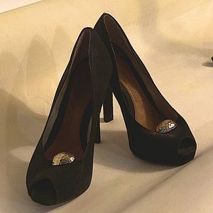 CHRISTIAN SIRIANO FOR PAYLES HEELS - black with Jen used once